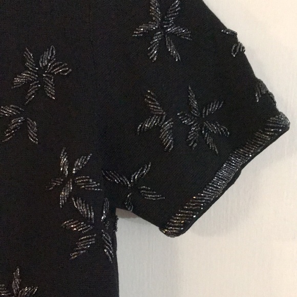 Vintage Imagnin & Co Beaded Wool Top - Picture 8 of 9